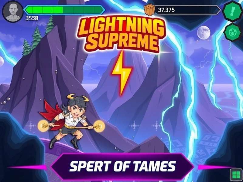 Lightning Leap Supreme Game Screenshot